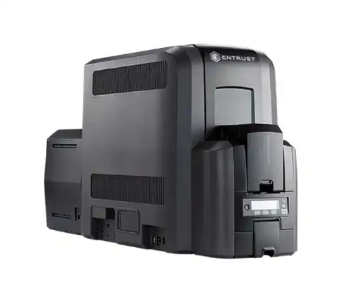 Entrust Artista CR805 Retransfer ID card Printer with Tactile Impression Module