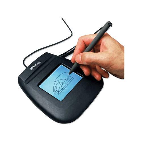 Electronic signature pads