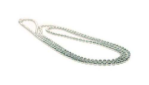  AC208 Nickel-Free Steel Beaded Chain with connector