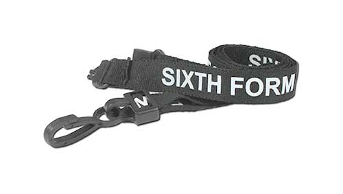 AC222-6F Sixth Form Breakaway Lanyard with Plastic Dog Clip