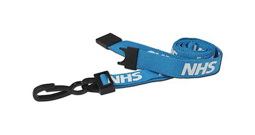 AC222-NHS NHS Breakaway Lanyard with Plastic Dog Clip