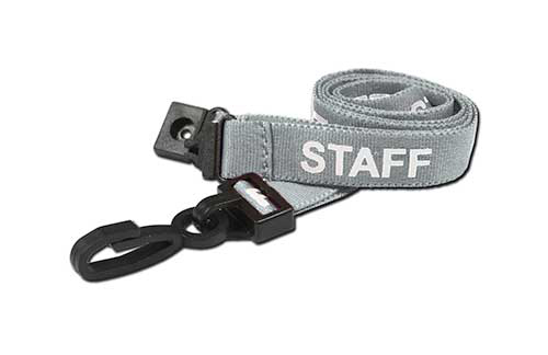 AC222-SF Staff Breakaway Lanyard with Plastic Dog Clip