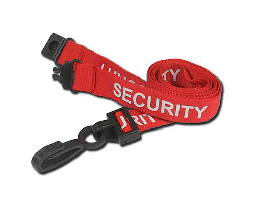 AC222-SY Security Breakaway Lanyard with Plastic Dog Clip