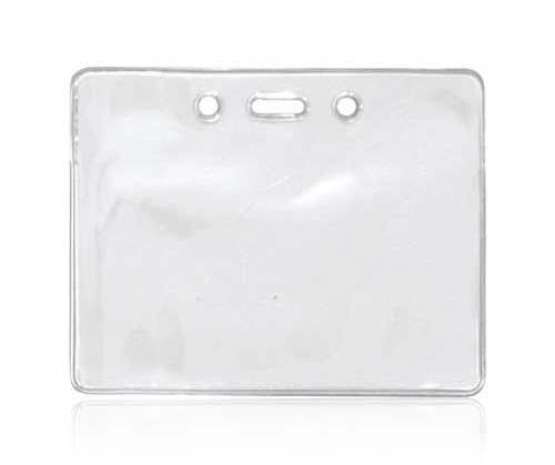 AC30310C Clear Vinyl Landscape ID Card Holder